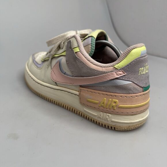 Nike Air Force 1 Shadow Cashmere Pale Coral Women's US 9 UK 6.5 EU 40.5 GUC - Picture 9 of 16